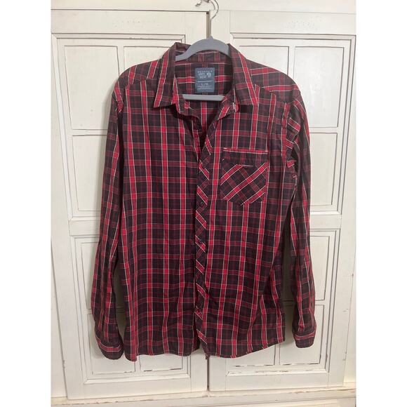 Mountain Hardwear mens size large plaid button down shirt - Picture 1 of 3